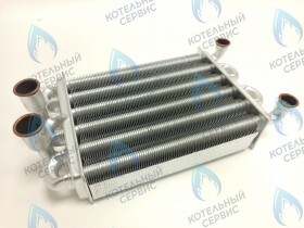 Теплообменник битермический 225мм 88 FIN 24кВт 24BC ROYAL THERMO