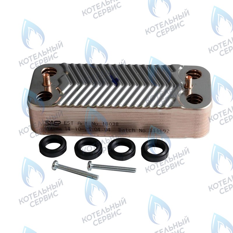 7825534 Пластинчатый теплообменник 14 пластин Viessmann Vitopend WH1B 30 кВт в Орле