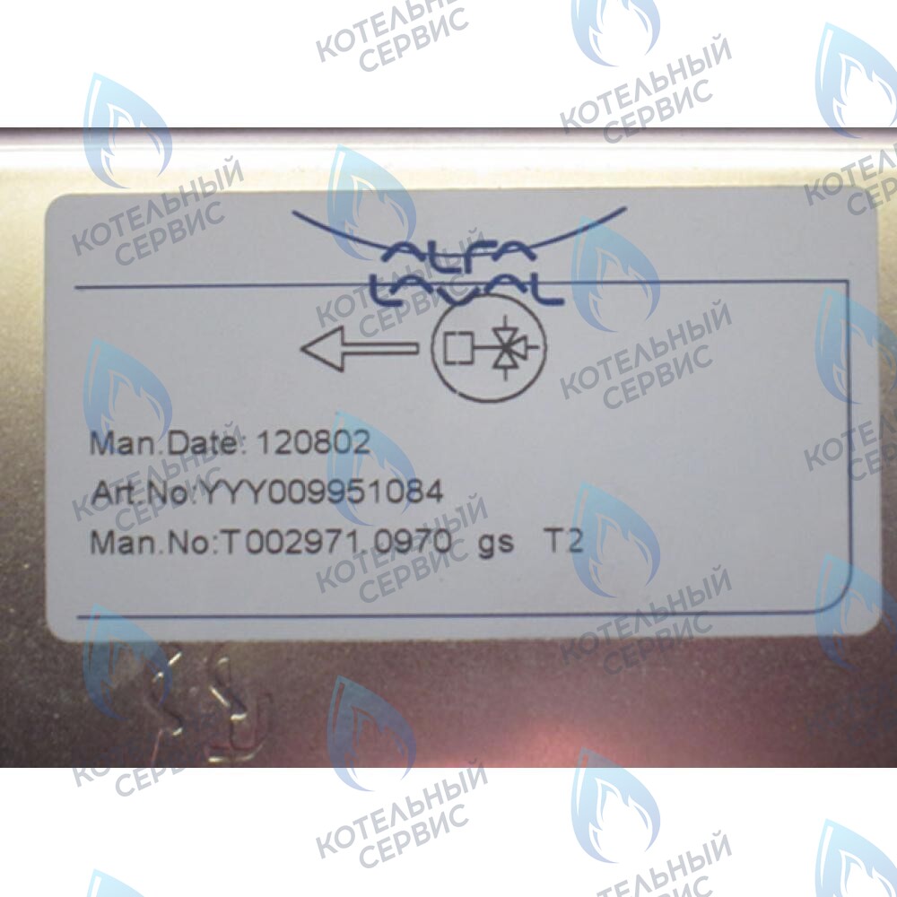 5686660 Теплообменник пластинчатый ГВС 10 пластин BAXI 24 кВт ECO ECO (COMPACT, 3, 3 COMPAT, FOUR, HOME, 4s, 5 COMPACT), FOURTECH в Орле