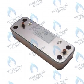 Теплообменник ГВС пластинчатый вторичный на 16 пластин BAXI