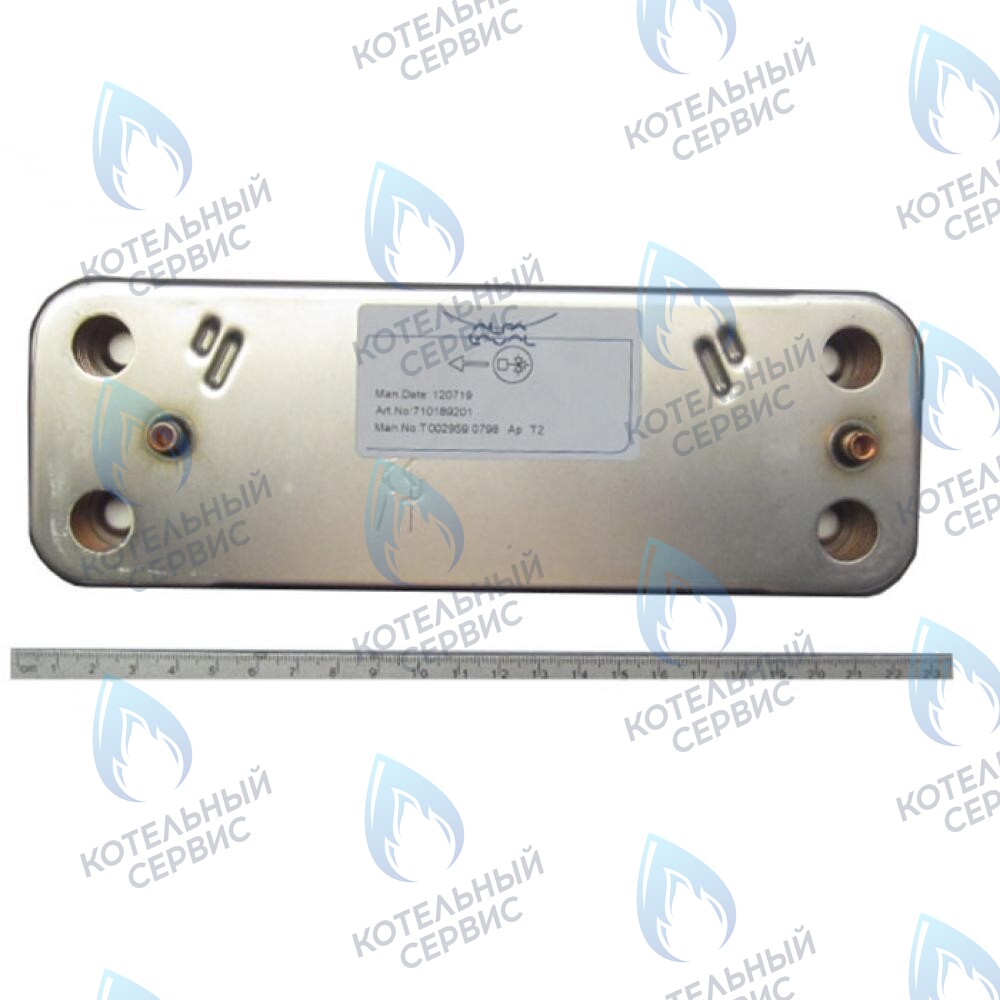 5686690 Теплообменник ГВС пластинчатый вторичный на 16 пластин BAXI в Орле