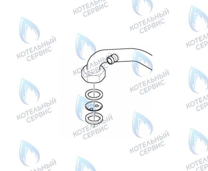 0020012784 Предварительное сопло 2x4,50 VAILLANT в Орле
