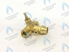 Кран подпитки в сборе GAZECO 18 C1/T1, 24 C1/T1  исполнение 2 (с  05.2016 г.)