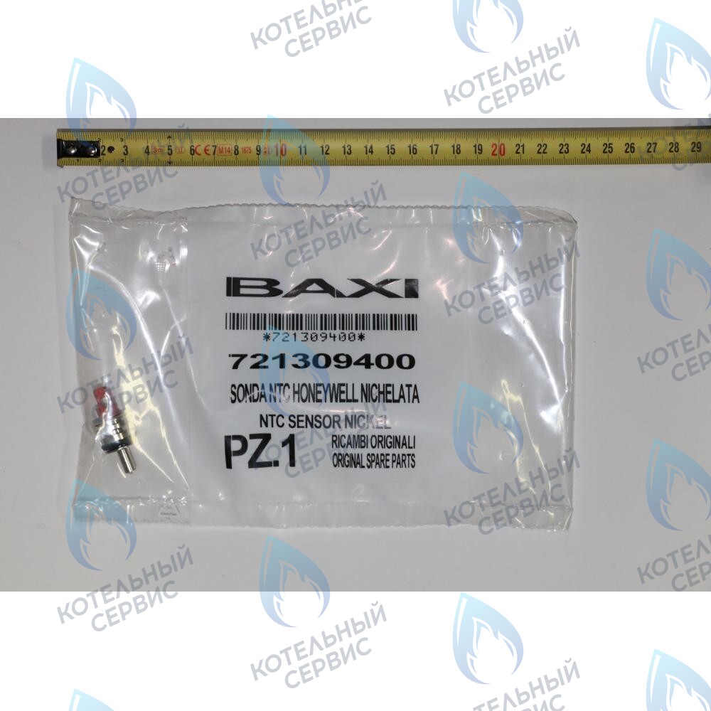 721309400 Датчик температуры ГВС NTC (погружной, клипса) BAXI ECO (Compact, 4s, 5 Compact) FOURTECH (артикул 721309400, 710056200) в Орле